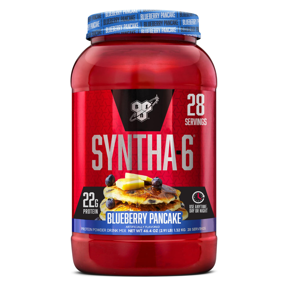 BSN SYNTHA-6 Whey Protein Powder, Micellar Casein, Milk Protein Isolate Powder, Vanilla Ice Cream, 5 Pounds, 48 Servings (Pack of 1) - Package May Vary