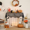 Halloween Table Runner, Black Lace Spider Web Table Runners for Halloween Decor/Party Dinner Table Decoration 18 x 72Inch