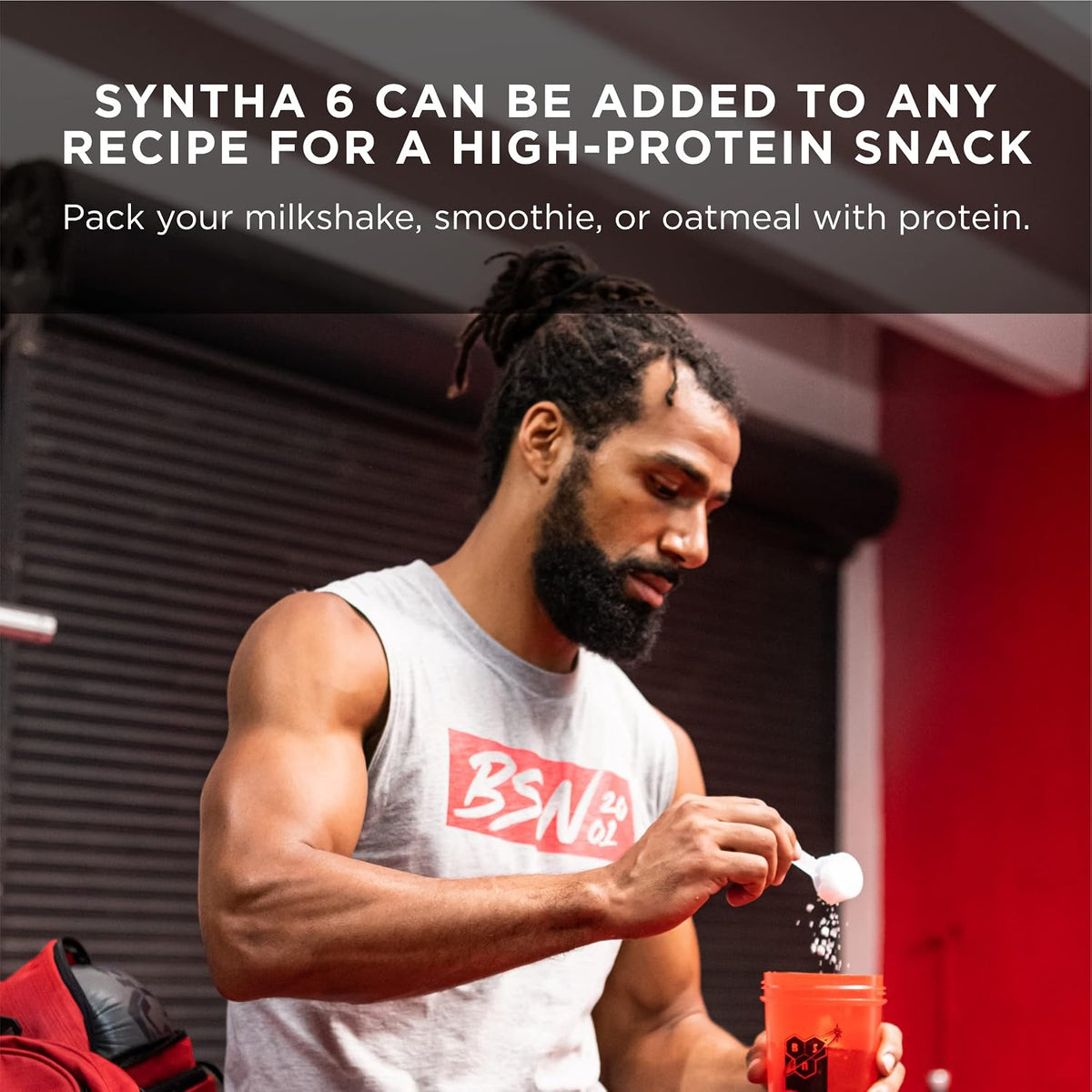 BSN SYNTHA-6 Whey Protein Powder, Micellar Casein, Milk Protein Isolate Powder, Vanilla Ice Cream, 5 Pounds, 48 Servings (Pack of 1) - Package May Vary
