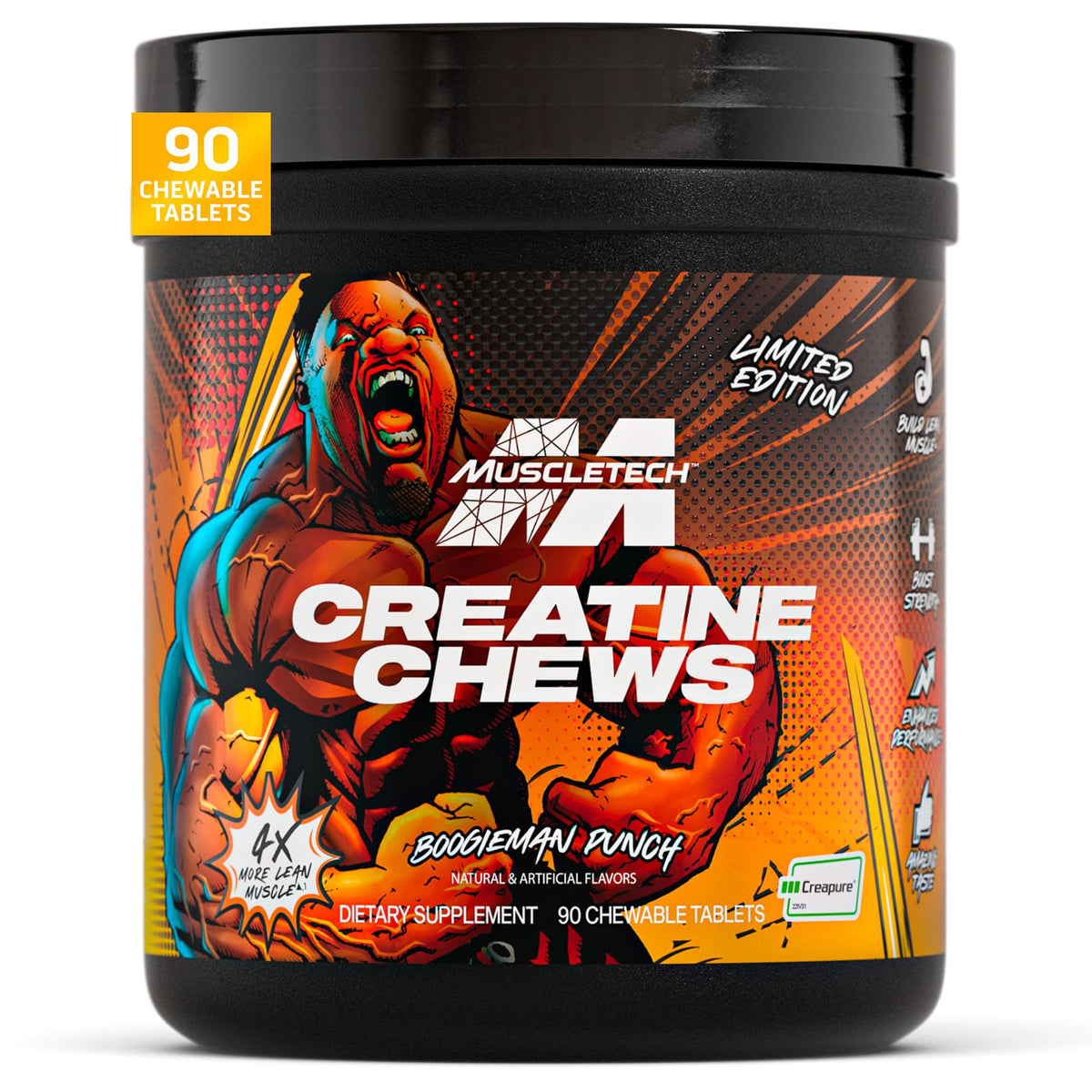 MuscleTech Creatine Monohydrate Powder, Platinum Pure - Unflavored Micronized Creatine for Men & Women - Workout Supplements for Performance, Muscle Recovery & Builder-(80 Servings) Packaging May Vary
