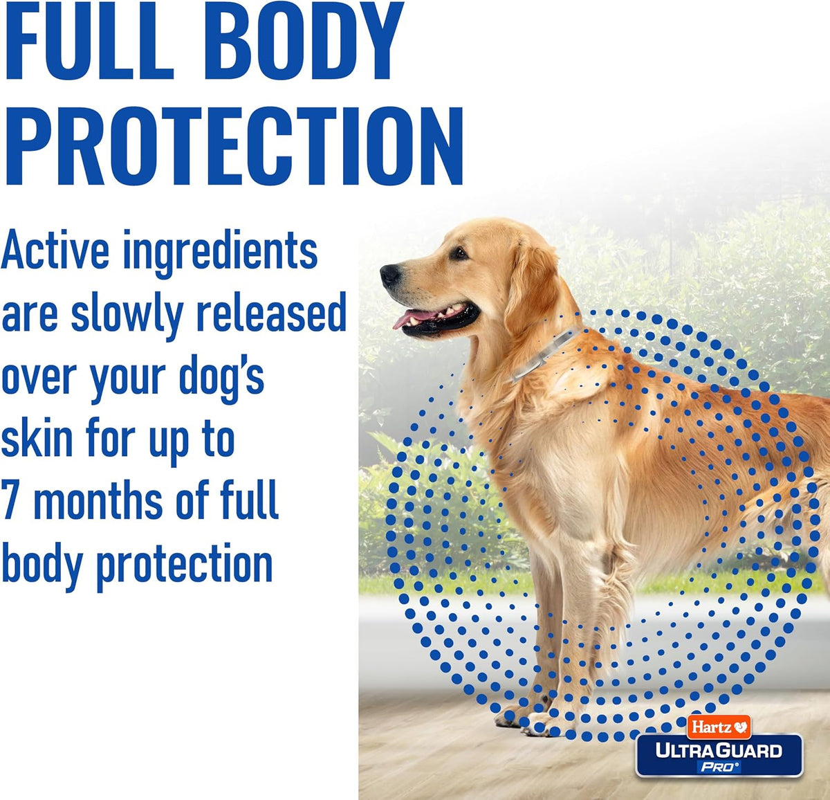 Hartz UltraGuard Pro Reflective Flea & Tick Collar for Dogs and Puppies, 7 Month Flea and Tick Prevention Per Collar, 1 Count