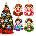 18Pcs Colorful Angel Christmas Ornaments