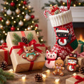 16Pcs Gingerbread Cat Christmas Ornaments