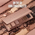 URBAN DECAY Naked 2 Basics Mini Eyeshadow Palette - 6 Matte Neutral Shadows, Long-lasting Wear, Multi-Use Powder for Eye, Contour, Brows, Ultra-Blendable Cool-Tone Shades, Travel Makeup with Mirror