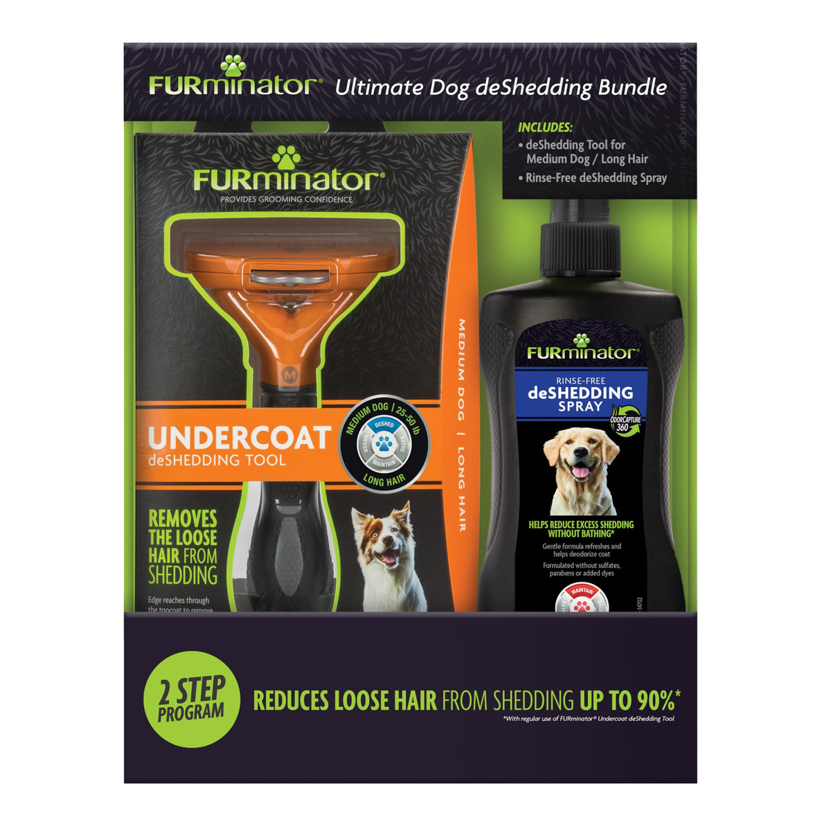 FURminator Large Dog Undercoat deShedding Tool for Short Hair, Reduces Loose Hair From Shedding
