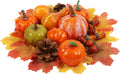 winemana Fall Decorations for Home Mini Pumpkins Gourds & Leaves Set