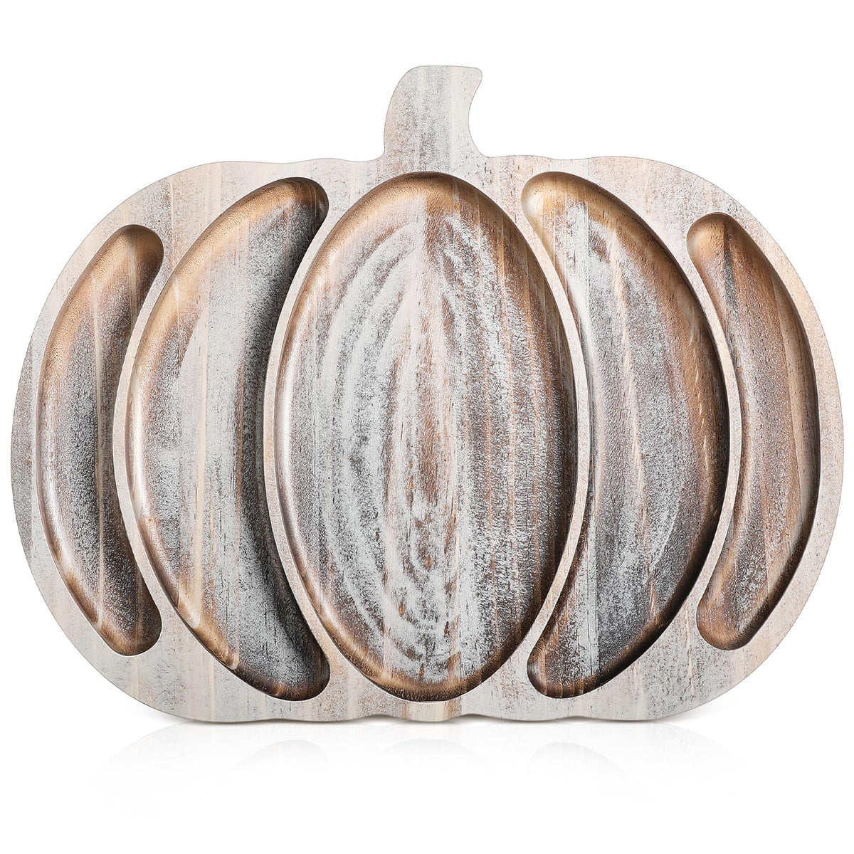 Sliner Pumpkin Charcuterie Board Wooden Fall Serving Platter Tray Dishes