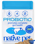 Native Pet Pumpkin for Dogs - Organic Dog Food Topper Powder - Promotes Firm Stools, Supports Digestive, Bowel Health & Nutrient Absorption - USDA Organic, Rich in Fiber with Real Pumpkin - 30 Scoops