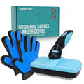 Maxpower Planet Original Pet Grooming Rake - Double-Sided Deshedding Dematting Tool, Undercoat Rake for Dogs & Cats, Extra-Wide Dog Grooming Brush & Deshedder Comb for Long Hair, Reduces Shedding 95%
