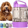 lesotc Dog Water Bottle, Portable Pet Water Dispenser, Leak Proof Travel Squeeze Water Bottle for Dogs, Puppy Essentials Dog Stuff Accessories for Outdoor Walking, Hiking, BPA-Free, Lightweight