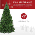 Best Choice Products Artificial Christmas Tree, 12ft Premium Unlit Realistic Spruce Holiday Décor w/Dense Branches, Easy Assembly, Metal Base - Green Spruce