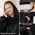 LetsFunny Blanket Hoodie,Oversized Wearable Sweatshirt,Gifts for Women