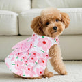 choyaxo Floral Dog Dress Cute Dog Skirt Pet Dress Summer Pet Clothes for Puppy Small Cats