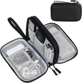 FYY Electronic Organizer, Travel Tech Pouch Bag, Cable Organizer Black