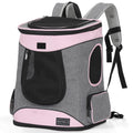Petsfit Dog Backpack Carrier with Upgrade Waist Cushion Design to Better Fit The Waist, Suitable for Small and Medium Dogs Cats, and Rabbits up to 18 Pounds