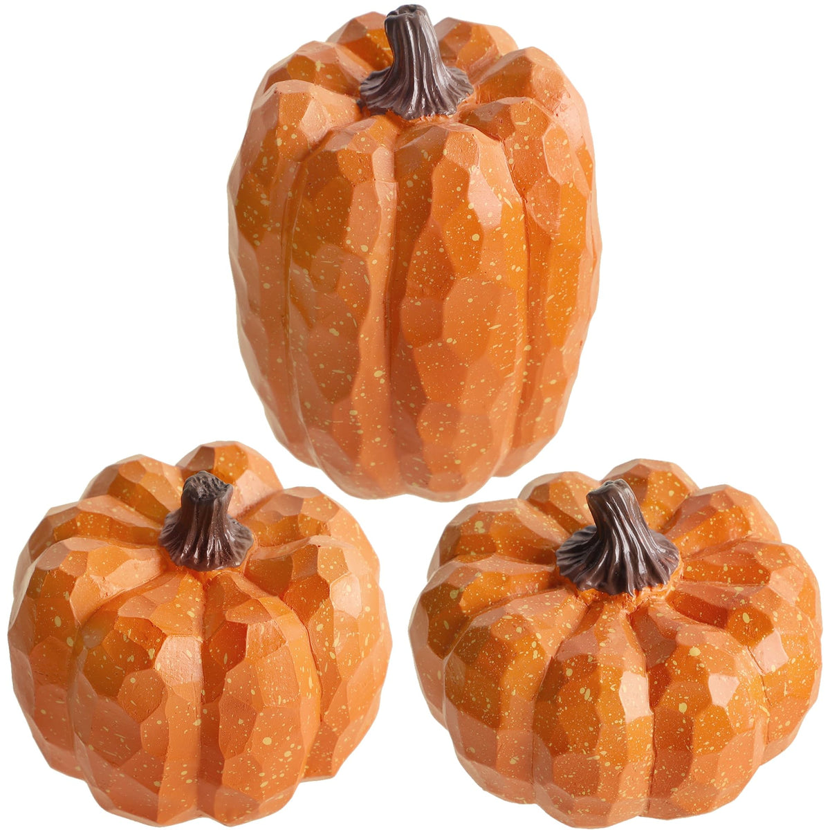 winemana Fall Decorations for Home Mini Pumpkins Gourds & Leaves Set