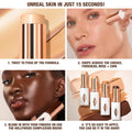 Charlotte Tilbury Unreal Skin Tint & Sheer Glow Hydrating Foundation Stick - Cream Foundation Makeup with Sheer-to-Light Coverage & a Buildable Formula - Blurring, Smoothing & Nourishing