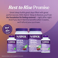 Natrol Sleep & Restore Magnesium Glycinate Blend Gummies, Cherry, 60 Count | Melatonin-Free, Nightitme Sleep-Aid for Adults, Calm Magnesium Glycinate with GABA, Botanical Blend, 100% Drug-Free
