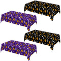 3 Pack Thanksgiving Tablecloths, 108" x 54" Disposable Turkey Table Cloth