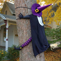 Giiffu Halloween Decorations Outdoor 57" Crashing Witch into Tree Decor