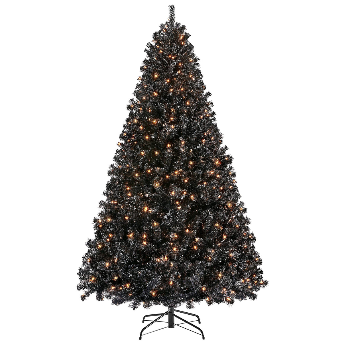 Yaheetech 6ft Pre-lit Christmas Tree with 300 Warm White Lights, Green