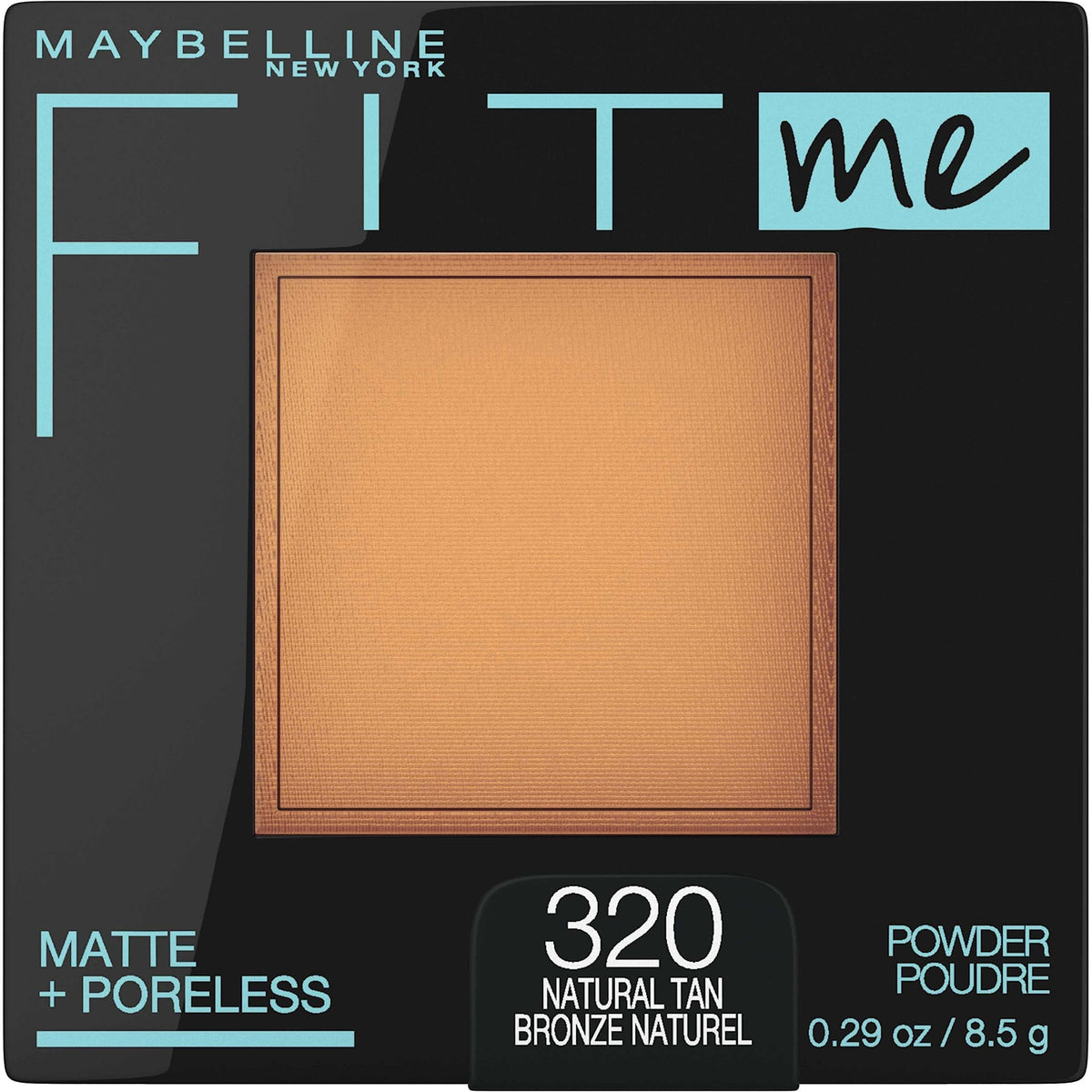 Maybelline Fit Me Matte + Poreless Pressed Face Powder Makeup & Setting Powder, Coconut, 1 Count