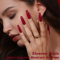 Halloween Press on Nails Medium Almond Ghost Fake Nails 30Pcs