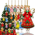 18Pcs Colorful Angel Christmas Ornaments
