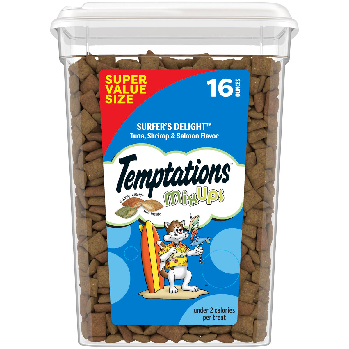 Temptations Cat Treats Classic Crunchy and Soft Cat Treats, Tasty Chicken Flavor, 30 oz. Tub