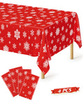 3 Pack Thanksgiving Tablecloths, 108" x 54" Disposable Turkey Table Cloth
