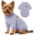 3 Pack Dog Sweaters for Small Dogs Girl Boy Winter Fleece Clothes Warm Soft Dog Sweatshirt Outfit for Dogs Cats Pet Apparel