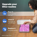 PetSafe ScoopFree Odor Control Crystal Cat Litter, Lavender Scent, 8 Lb Bag