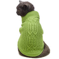 Cat Sweater Stretchy,19 Colors,6 Sizes,Snug Winter (Maple Leaf Red, Medium, Vest)