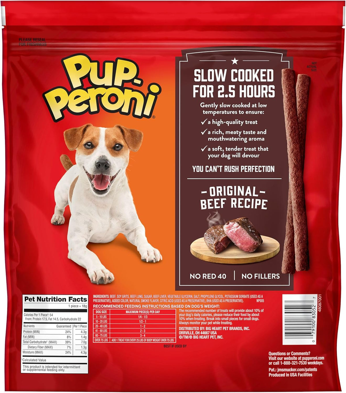 Pup-Peroni Original Beef Recipe Dog Treats, 38 Oz. Bag