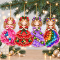 18Pcs Colorful Angel Christmas Ornaments