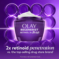 Olay Retinol Night Cream for Women, MAX, Anti-Aging Face Mousturizer, Fragrance-Free, Non Greasy - Anti-Wrinkle, Smooth Fine Lines, Hydrating Skin Care - Triple Collagen Cream, Niacinamide, 1.7oz
