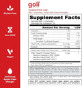 Goli Zero Sugar Apple Cider Vinegar Gummies - ACV with Vitamin B12 and Probiotics - No Sugar Alcohols - Vegan, Keto-Friendly, Gluten-Free