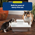 PetSafe Drinkwell Dog and Cat Water Fountain Cleaning Kit, 3 Brushes, Blue, 1 3/8', 1 5/8', 2' brushes (535855) | 3-Brush Set, Plastic-Wrapped Steel Shafts Resist Rust, Flared Sponge Tip for Deep Cleaning, Fits All Drinkwell Fountains