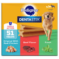 Pedigree Dentastix Dog Dental Treats, Large Breed Dog Treats, Fresh Flavor, 1.87 lb. Bag (36 Treats Total)