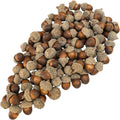 Winlyn 100 Pcs Realistic Artificial Acorns Wooden Brown Acorns Autumn Decorations 1.2" Rustic Farmhouse Home Thanksgiving Wedding Fall Arrangement Wreaths Bowl Fillers
