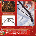 DUMOS 5 Ft Lighted Star Christmas Twig Tree with 200 LED Lights, Xmas Decor