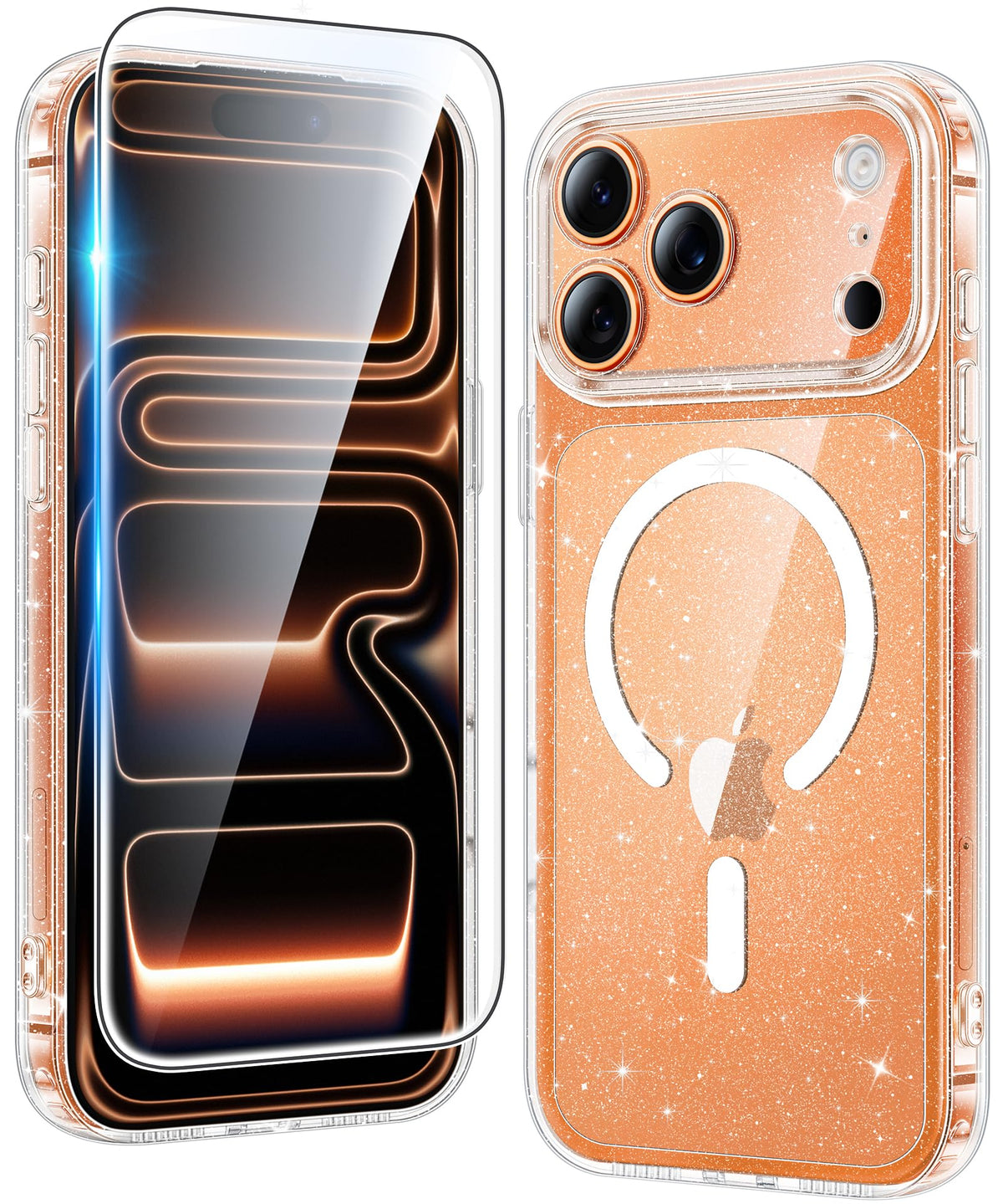 FNTCASE for iPhone 18 Pro Max Case / 17 Pro Max Clear Case Fit for Magsafe