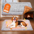 Self Warming Cat Bed, Reversible Cooling Mat for Cats, Gray, 18 x 24 Inches
