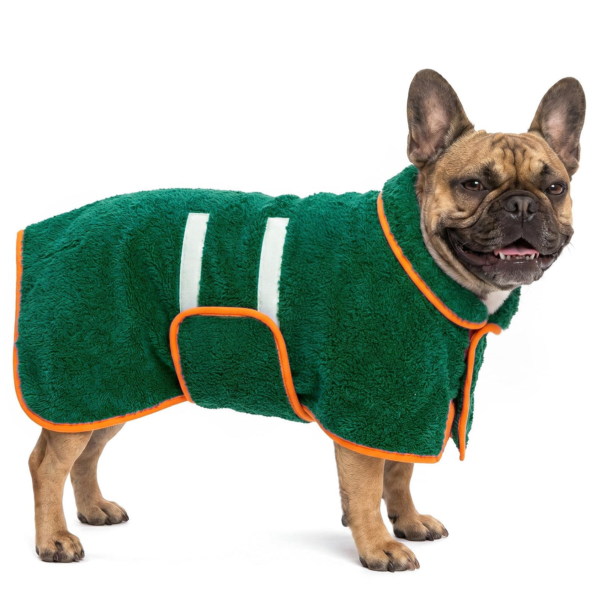 Dog Bathrobe, Super Absorbent for Small to Large Dogs, Dark Blue XL | Dog Robes with Soft Fleece, Warm & Cozy, Adjustable Fit, and Quick Drying Coat for Baths Swimming and Grooming