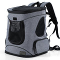 Petsfit Dog Backpack Carrier with Upgrade Waist Cushion Design to Better Fit The Waist, Suitable for Small and Medium Dogs Cats, and Rabbits up to 18 Pounds
