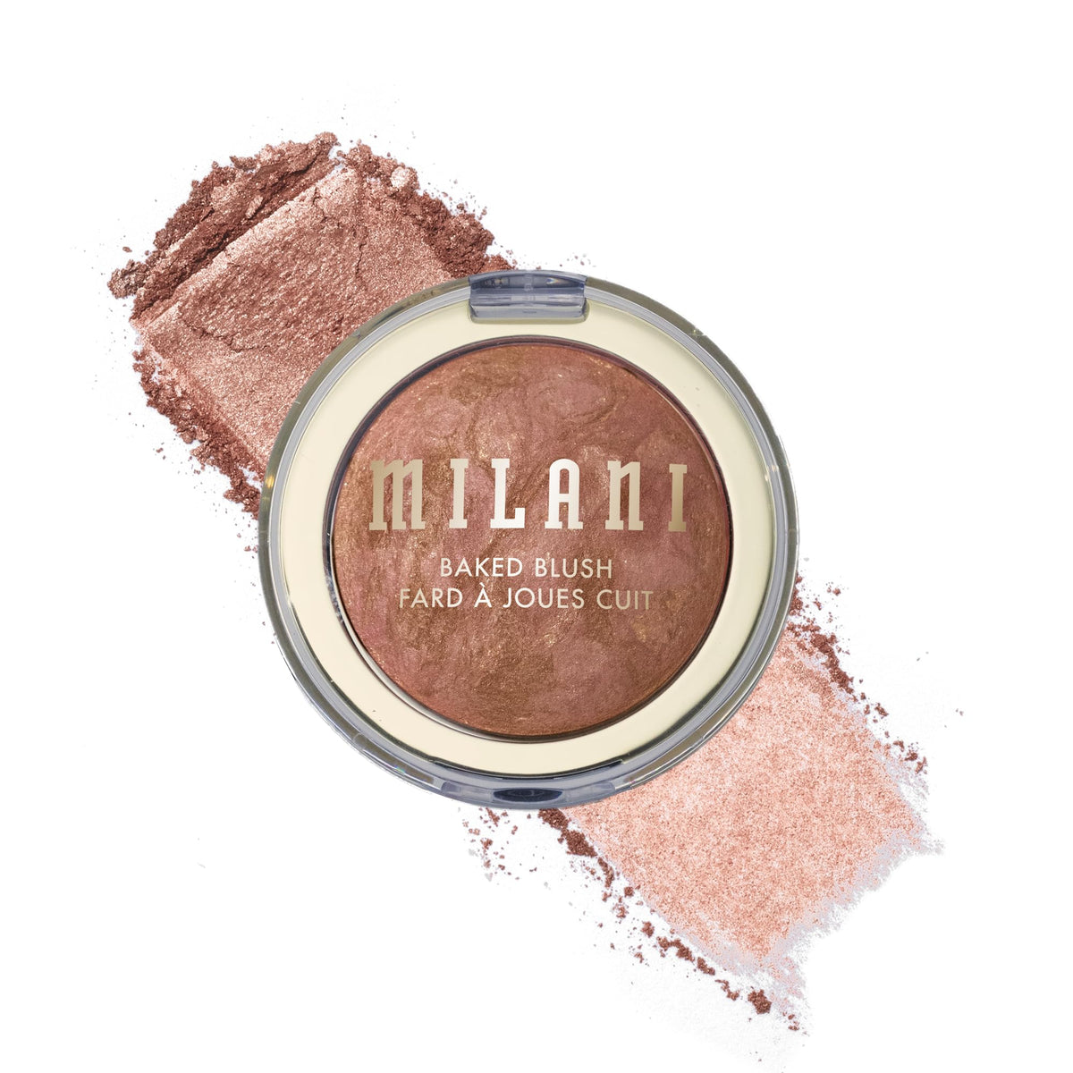 Milani Baked Blush, Updated Powder Blush for Cheeks, Cruelty Free Makeup - Shape, Contour & Highlight Face for a Shimmery or Matte Finish - Luminoso