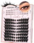 Goddvenus Manga Lash Clusters With Spikes Wispy Cluster Eyelash Extensions Fluffy Anime Eyelashes Clusters Reusable Faux Mink Fairy Individual Lash Extension (D Curve 12-18mm 204 pieces)