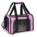 Henkelion Cat Carriers Dog Carrier Pet Carrier For Small / Medium Cats Dogs Puppies (Up To 15lbs), TSA Airline Approved Small Dog Carrier Soft Sided, Collapsible Waterproof Travel Puppy Carrier - Grey