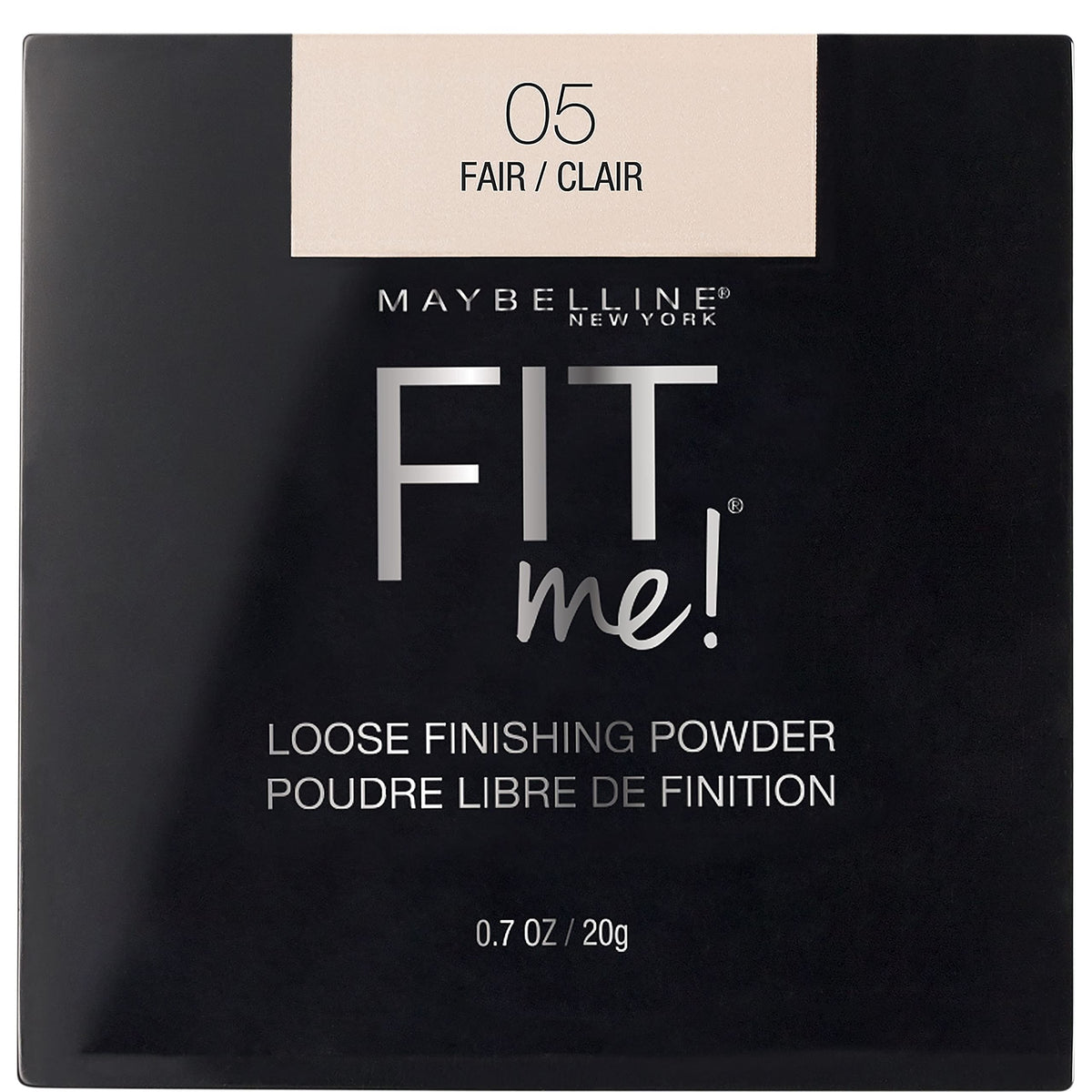 Maybelline Fit Me Loose Setting Powder, Face Powder and Finishing Makeup, Light, 1 Count
