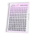 VEYESBEAUTY Lash Clusters Individual Eyelash Extensions Thin & Invisible Band DIY False Eyelashes for Self-application Newbie's Five-Second Series Wispy Lash Tray, Dreamy 8-16mm Mixed Length